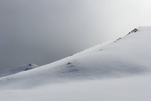 Snow hills background - Foto, imagen