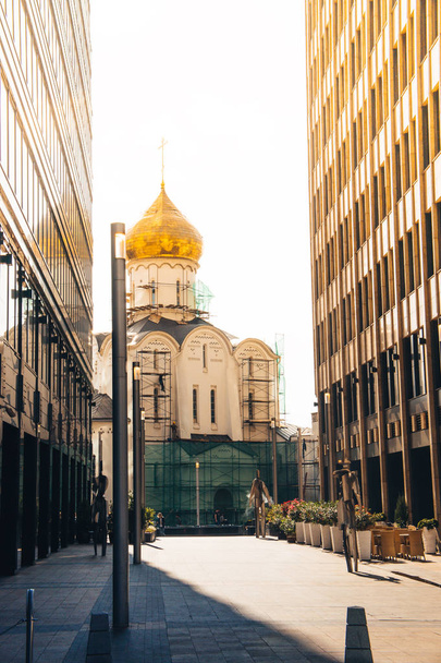 Moscow, Oroszország - 2017. augusztus 26.: Szent Miklós-templom két - Fotó, kép