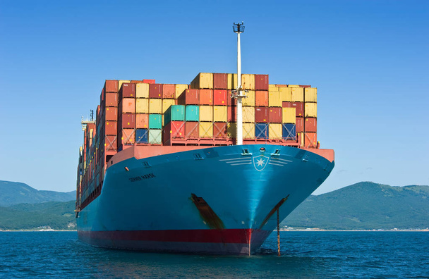 Container ship Gerner Maersk. - Foto, Imagem