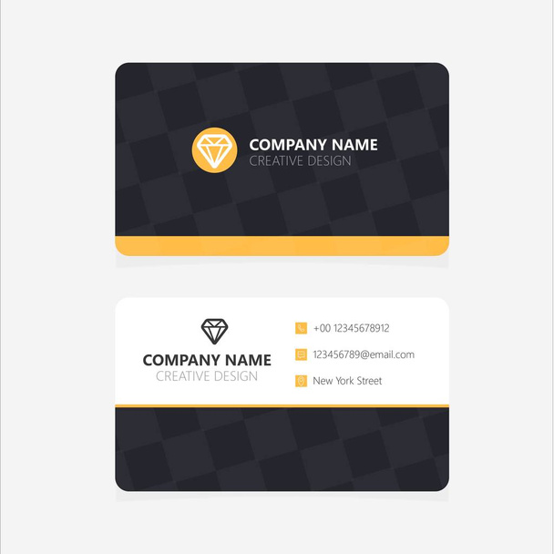 modern pattern business card template - Vector, Image