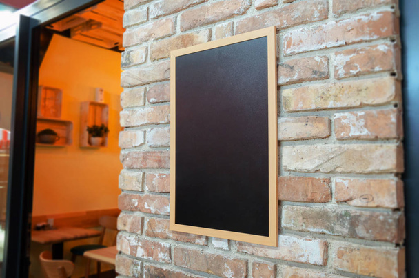 Caffè e sandwich bar menu board mockup
 - Foto, immagini
