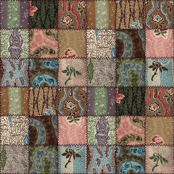 Země patchwork quilt bezešvá textura - Fotografie, Obrázek