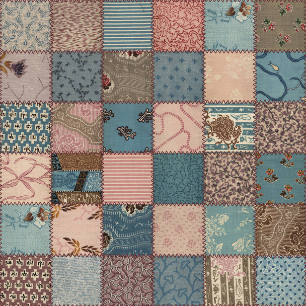 Χώρα patchwork quilt ομαλή υφή - Φωτογραφία, εικόνα