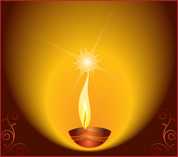 design de saudação diwali
 - Vetor, Imagem