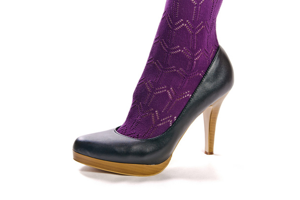 Female leg & shoes on high heels - Photo, Image