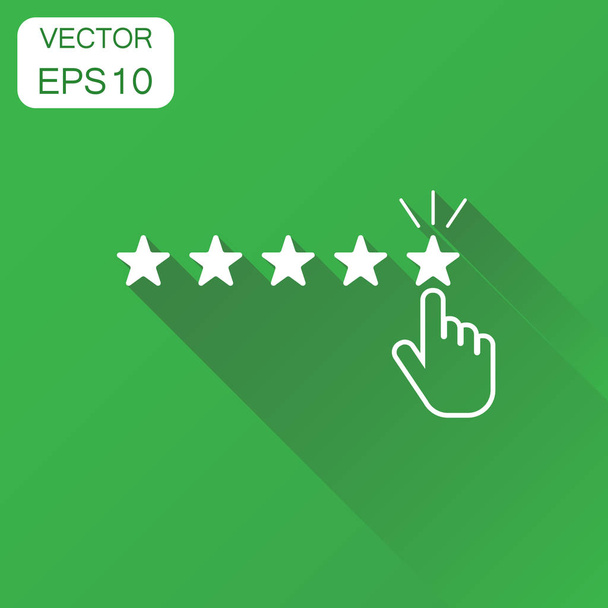 Customer reviews, rating, user feedback icon. Business concept r - Vector, Image