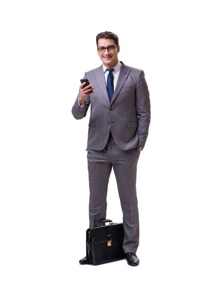 Young businessman isolated on white background - Photo, Image