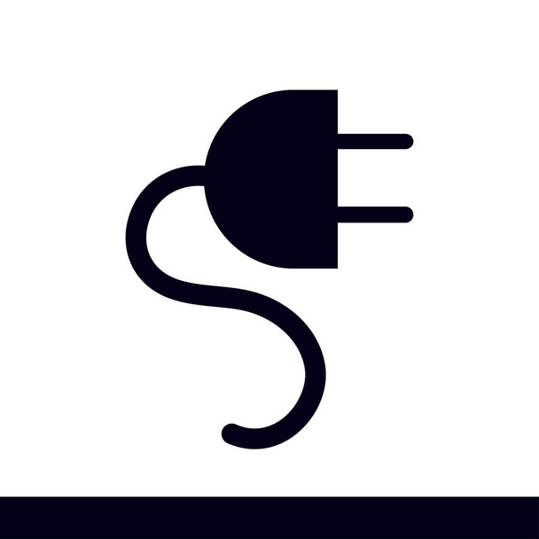 Electric plug icon - Vector, Image