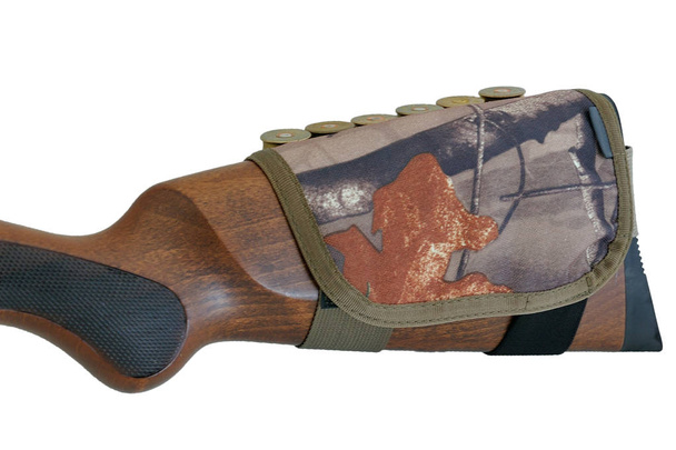 Гвинтівка картриджів прикладом власника - Фото, зображення