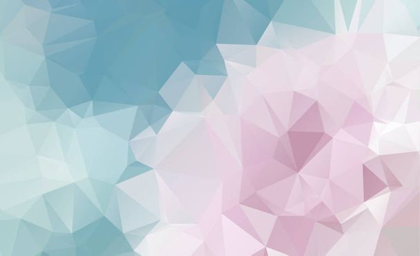 low poly geometric background consisting of triangles of differe - Vector, Image