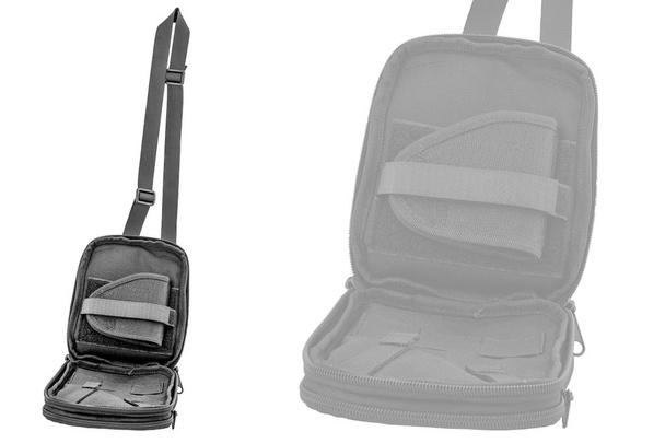 City tactical bag for concealed carrying weapons without a gun i - Photo, Image