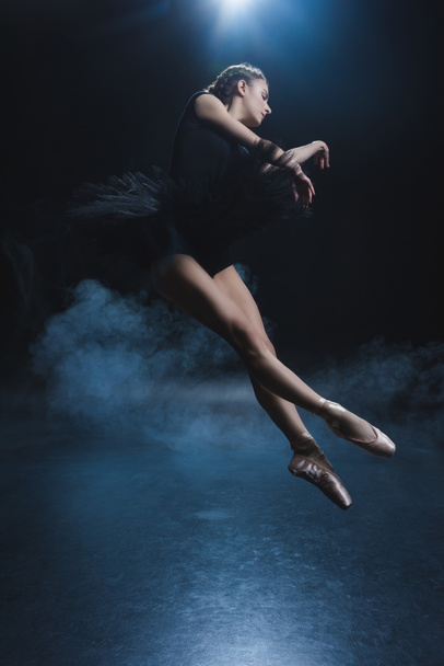 ballet dancer in black tutu - Photo, Image