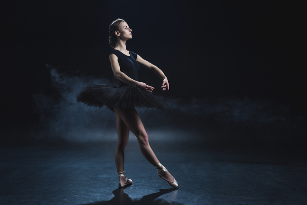 ballerina in black tutu - Photo, Image