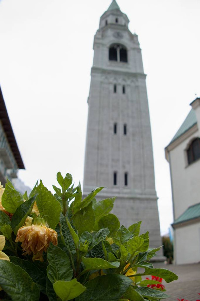 kirkon torni Cortina d ampezzo
 - Valokuva, kuva