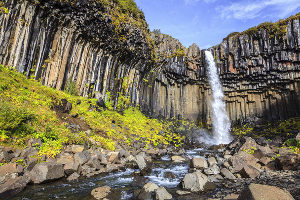 Svartifoss водоспад в Ісландії - Фото, зображення