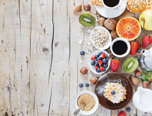 Sağlıklı ve renkli Kahvaltı - Fotoğraf, Görsel