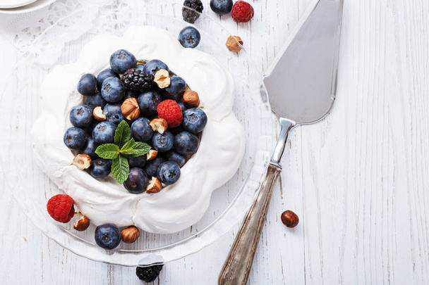 Pavlova - meringue cake - Photo, Image