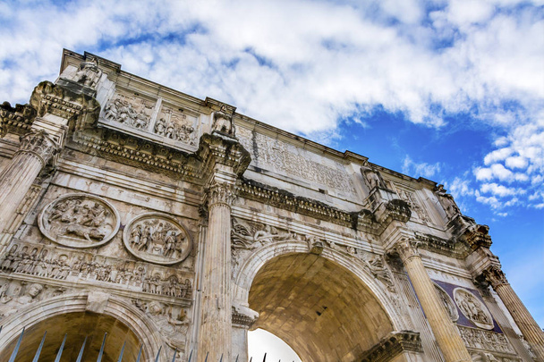 Arch of Constantine Rome Italy - Фото, изображение