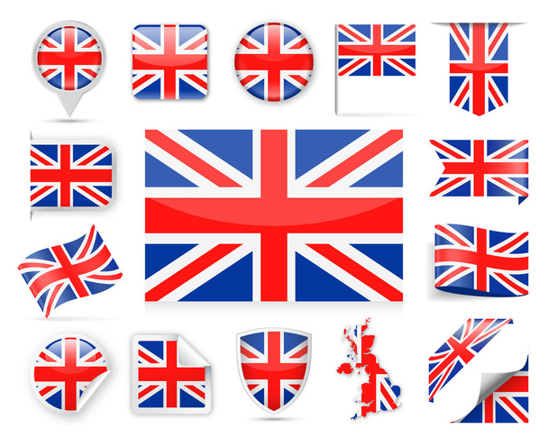 Yhdistyneen kuningaskunnan lippuvektorisarja
 - Vektori, kuva