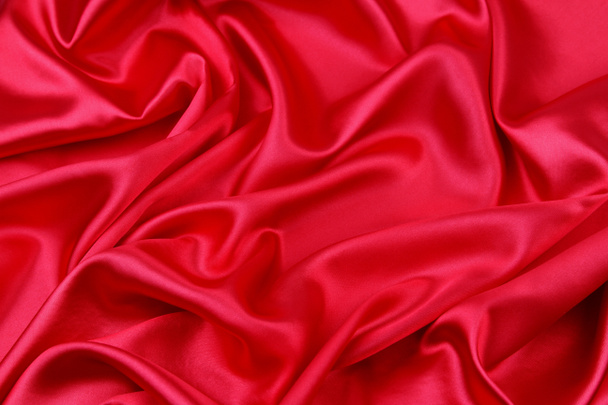 Red silk fabric - Photo, Image