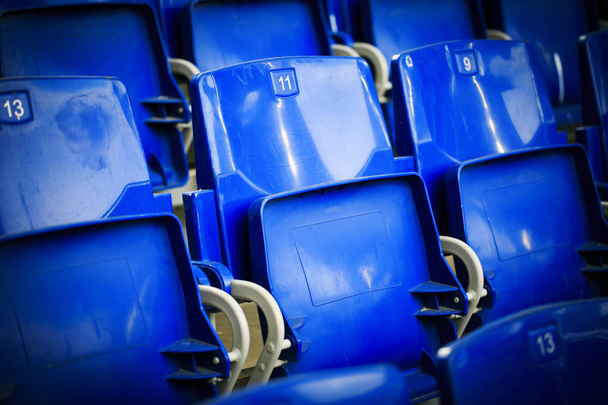 Sitze im Fußballstadion - Foto, Bild
