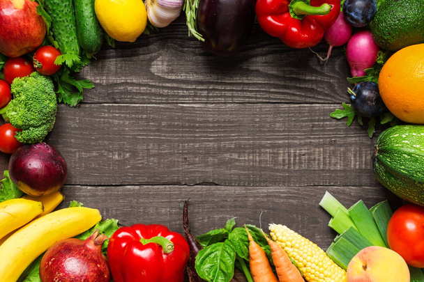 marco de frutas y verduras
 - Foto, imagen