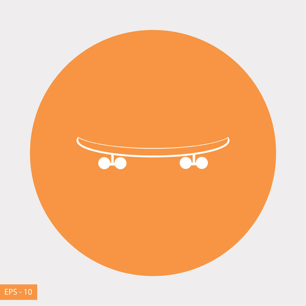 skateboard vector icono
 - Vector, Imagen