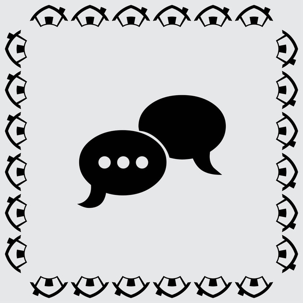 gesprek pictogram illustratie  - Vector, afbeelding
