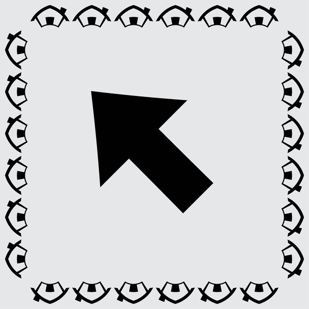  Ilustración del icono del cursor
 - Vector, imagen