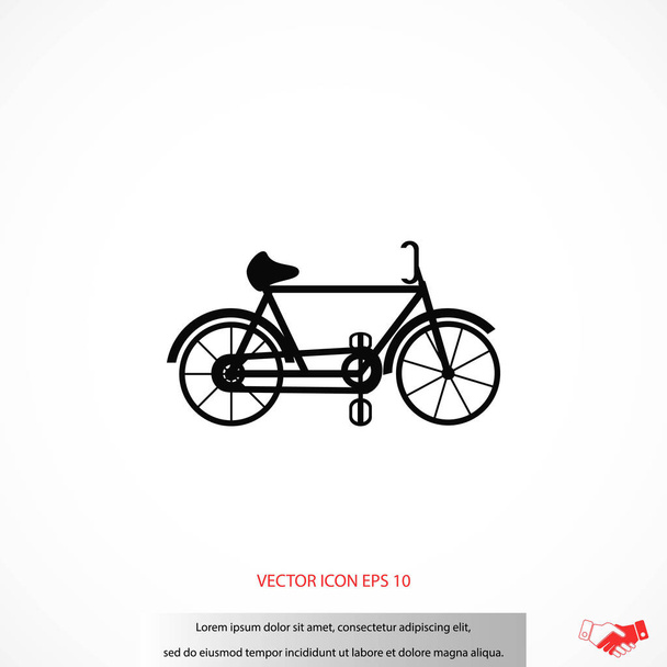 Fahrrad-Vektor-Symbol - Vektor, Bild