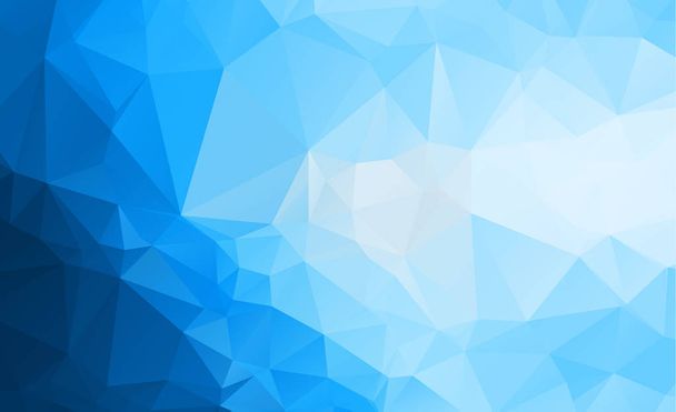 Modré světlo polygonální Low mnohoúhelník trojúhelník vzorek pozadí - Vektor, obrázek