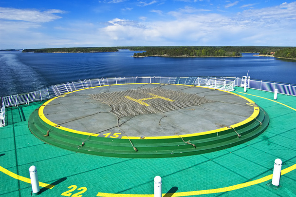 Helicopter landing pad - Photo, Image