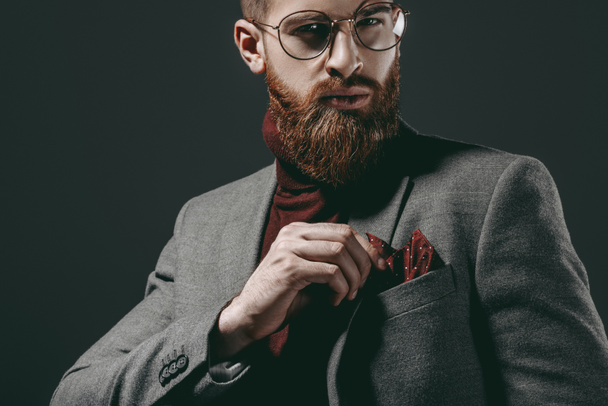 handsome man in eyeglasses - Fotoğraf, Görsel