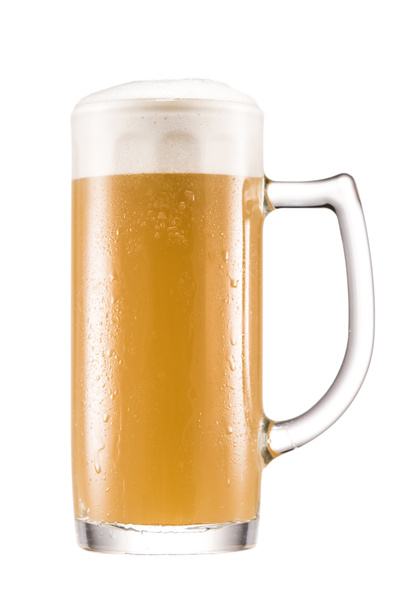 mug of cold beer - Foto, afbeelding