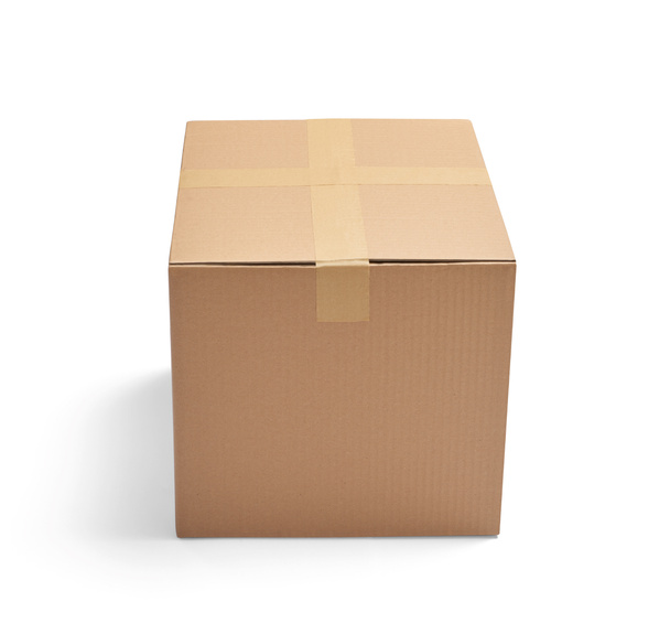 box package delivery cardboard carton - Фото, изображение