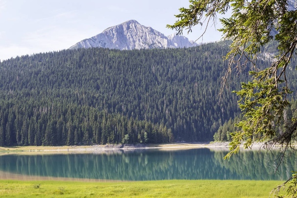モンテネグロ ドゥルミトル山黒湖 - 写真・画像