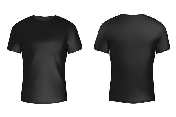 Camiseta negra en blanco de primer plano con espacio vacío para tu diseño. 3.
 - Foto, imagen