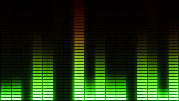 Пересування панелей звукового еквалайзера. Рівень керування музикою кольоровий. Більше параметрів кольору у моєму портфоліо. 3d ілюстрація
 - Фото, зображення