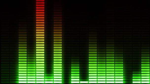 Audio equalizer bars moving. Music control levelsColorful.More color options in my portfolio. 3d illustration - Photo, Image