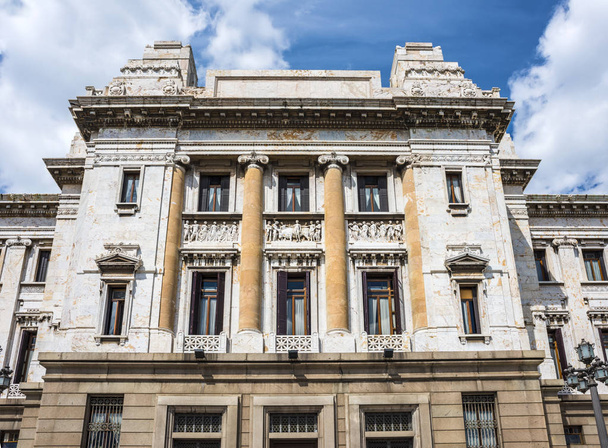 Rząd pałacu Palacio Legislativo w Montevideo, Urugwaj - Zdjęcie, obraz