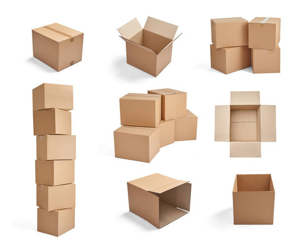 коробка упаковки доставки картонна коробка
 - Фото, зображення