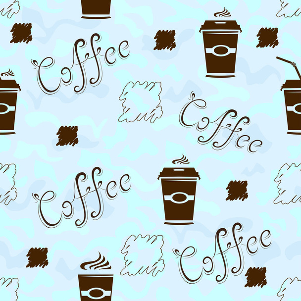 Copa de patrón de café
 - Vector, imagen