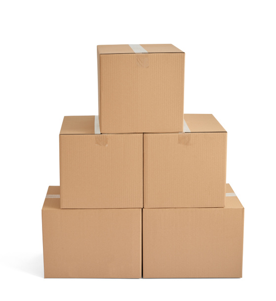 paquete de caja paquete de cartón de entrega pila
 - Foto, imagen