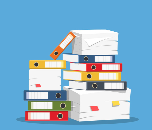Stack of papers - Vector, Image