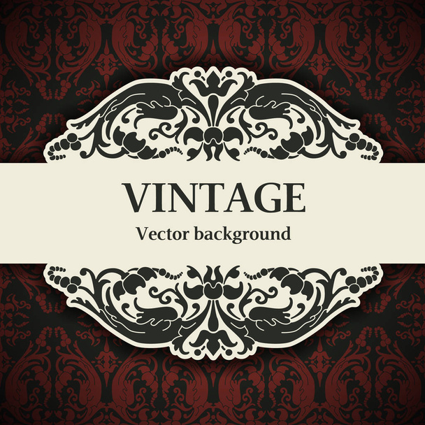 Fondo vintage elegante
 - Vector, Imagen