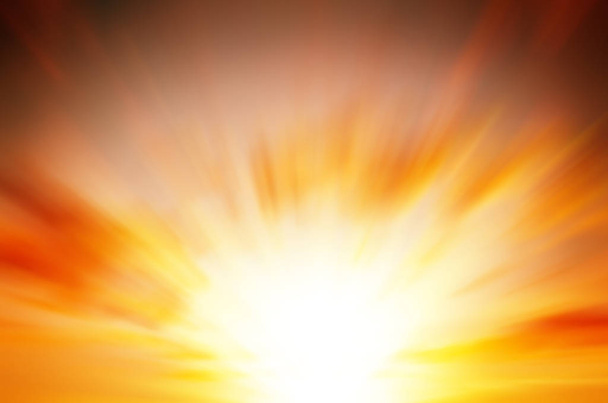 Lichte explosie over Horizon - Foto, afbeelding