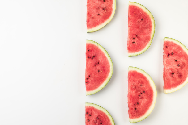 watermelon slices with copy space - Foto, Imagen