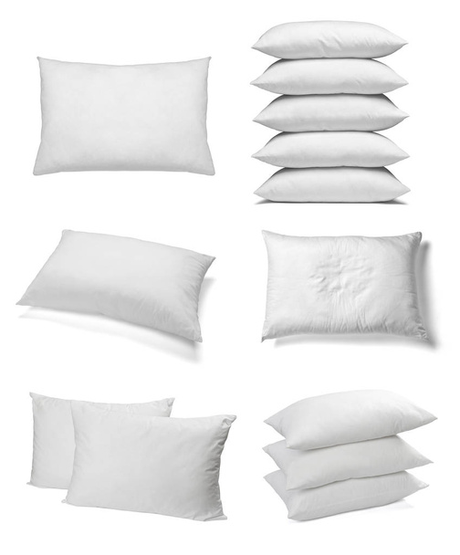 weiße Kissenbettwäsche Schlaf - Foto, Bild