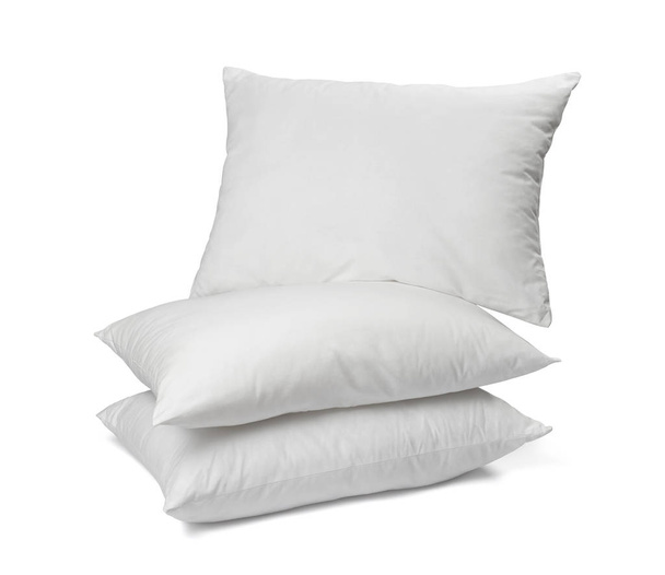 almohada blanca ropa de cama dormir - Foto, Imagen