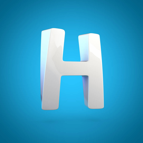 grijze hoofdletter H - Foto, afbeelding